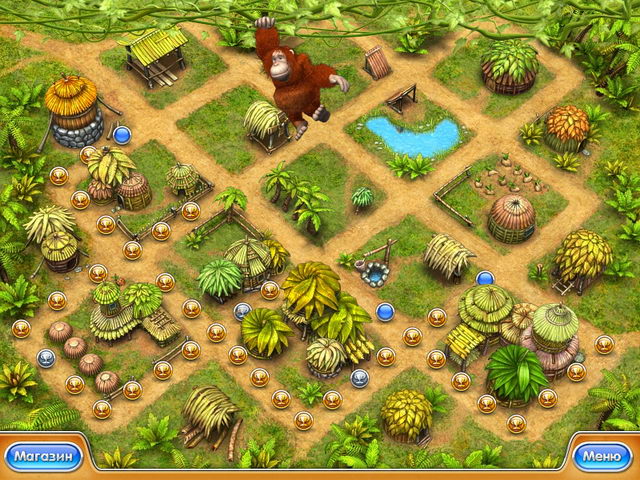 Скриншот к мини игре Веселая ферма 3. Мадагаскар
