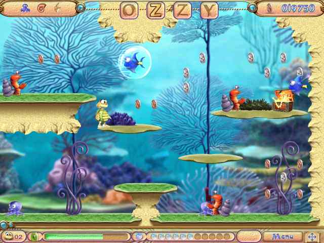 Скриншот к мини игре Одиссея черепашки 2